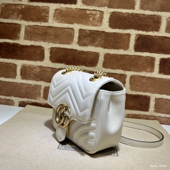 Hyperpeter mini Gucci bag-18*15*8CM shoulder Marmont GG 0727